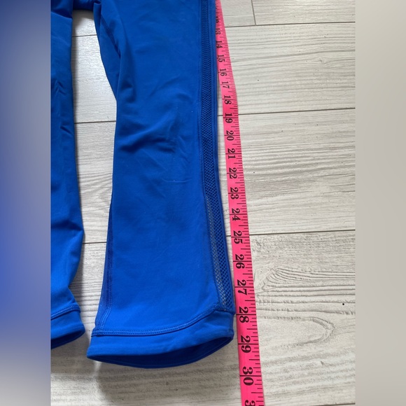 Lululemon Hit it 21" Crop Legging Cerulean Blue Women’s SZ 4 - Picture 9 of 9